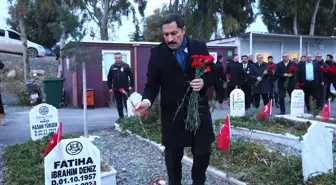 Hatay'da depremlerin yıl dönümünde mezarlık ziyaretinde bulunuldu