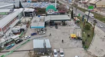 Hatay'da depremzedelere akaryakıt desteğinde bulunuldu