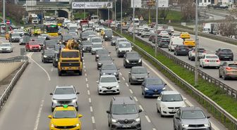 İstanbul Anadolu Yakası'nda trafik yoğunluğu yüzde 80'e ulaştı