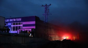 Kırklareli'nde süt ürünleri üretim tesisinde çıkan yangın söndürüldü