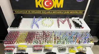 Mersin'de depoya baskın binlerce litre kaçak alkol ele geçirildi: 1 tutuklama