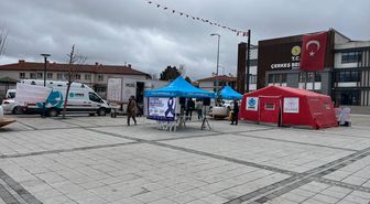 Mobil mamografi aracı Çerkeş'te hizmet vermeye başladı