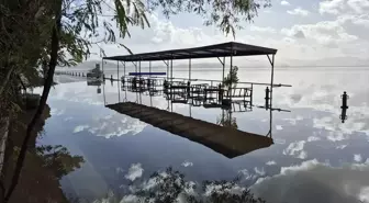 Muğla'da Köyceğiz Gölü taştı, ev ve iş yerlerini su bastı