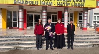 Niksar Kaymakam Perçi, öğrencilerle buluştu