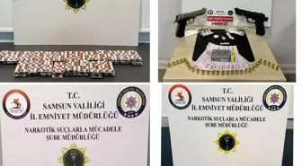 Samsun'da uyuşturucu operasyonunda 5 zanlı yakalandı