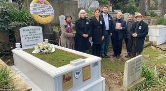 Sanatçı Zehra Macide Tanır, vefatının 13. yıl dönümünde kabri başında anıldı