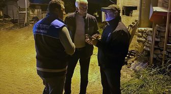 Ula Belediye Başkanı Caner, sağanaktan etkilenen noktaları inceledi