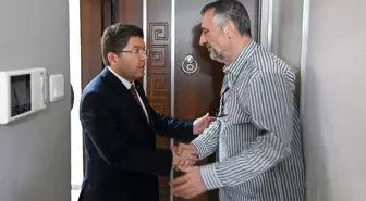 Adalet Bakanı Tunç'tan Atlas Çağlayan'ın ailesine ziyaret