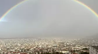 Bursa'da Dev Gökkuşağı Şaşırttı