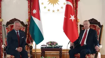 Erdoğan, Ürdün Kralı 2. Abdullah'ı Dolmabahçe'de ağırladı
