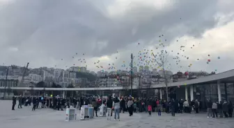 Kampanyası tamamlanan DMD'li Uras için gökyüzüne balonlar bırakıldı