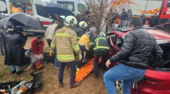 Mardin'de Otomobil ile TIR Çarpıştı: 1 Ölü, 4 Yaralı