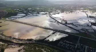 Muğla'da Sağanak Sonrası Tarım Arazileri Su Altında Kaldı