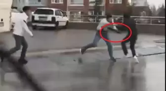 Ankara'da pompalı tüfekli kavga kamerada: 2 gözaltı