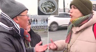 Vegan kadın Galata'yı karıştırdı! Yaşlı adamın tuttuğu balıklara yaptığına bakın