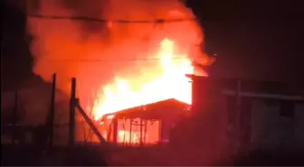 Çorum'da bağ evinde yangın