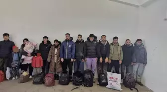 Edirne'de 14 kaçak göçmen yakalandı