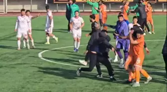 Kilis'te Bölgesel Amatör Lig maçında kavga