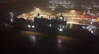 TCG Anadolu, 'Steadfast Dart-26 Tatbikatı' kapsamında görevli kara unsurları Emden Limanı'na ulaştırdı