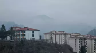 Zonguldak'ta yüksek kesimlerde sis etkili oldu