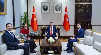 Cevdet Yılmaz, Brezilya'nın Ankara Büyükelçisi Neves'i kabul etti