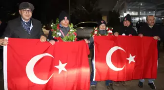 Erzurum'da kayağın özel ikizlerine coşkulu karşılama