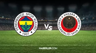 Fenerbahçe 11'i! TFF esame Fenerbahçe Gençlerbirliği maç kadrosu ilk 11'ler belli oldu mu? FB Gençlerbirliği maç kadrosu ilk 11!