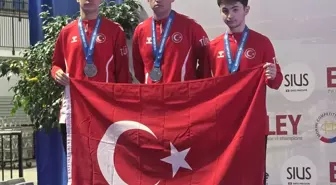 Trabzonspor sporcusu Eren Kalfa'dan Avrupa Şampiyonası'nda altın madalya