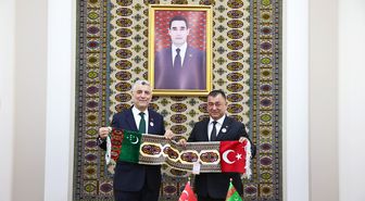 Bakan Bolat, Türkmenistan Bakanlar Kurulu Başkan Yardımcısı Ataguliev ile görüştü