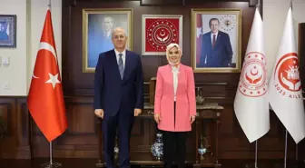 Bakan Göktaş, Mısır Ankara Büyükelçisi Elsheik ile görüştü