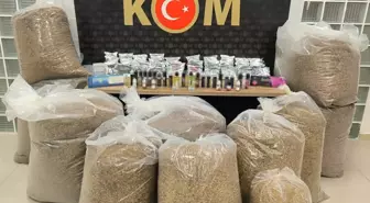 Manisa'da kaçak tütün operasyonu; 5 gözaltı