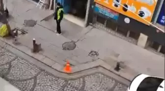 Otopark çalışanı, esnaf ile oğlunu tabanca ile yaraladı