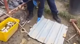 Yer altında ürettikleri sahte içkileri, motokurye ile satmışlar