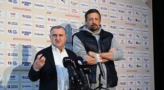 A Milli Erkek Basketbol Takımı'nda yarınki Sırbistan maçı öncesi medya günü yapıldı