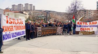 ABD ve İsrail'in İran'a saldırısı Malatya'da protesto edildi