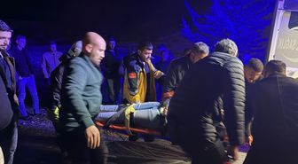 Adıyaman'da devrilen otomobildeki 2 kişi yaralandı