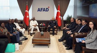 AFAD Başkanı Pehlivan, Gana İçişleri Bakanı Muntaka ile görüştü