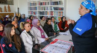 AFAD eğitimleriyle kadınlar afetlere karşı bilinçlendiriliyor