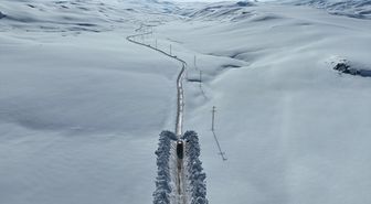 Ağrı'da kar nedeniyle 41 köy yolu ulaşıma kapandı