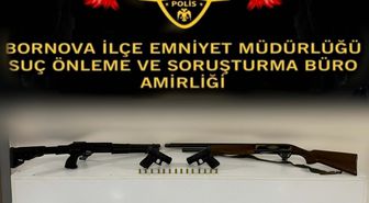 Aile apartmanına silah kaçakçılığı operasyonu; 3 tutuklama