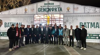 AK Parti Batman Milletvekili Nasıroğlu, iftar çadırını ziyaret etti