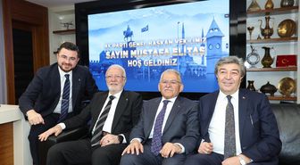 AK Parti Genel Başkanvekili Elitaş, Büyükkılıç'ı ziyaret etti