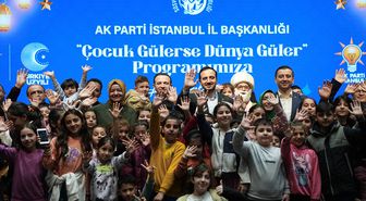 AK Parti İstanbul İl Başkanlığınca 'Çocuk Gülerse Dünya Güler' programı düzenlendi