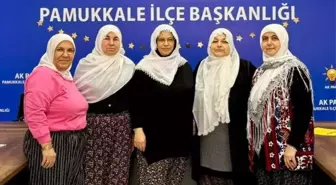 AK Parti Pamukkale Kadın Kolları'ndan Mihalgazi Belediye Başkanı Güneş'e destek