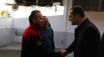 Akçaabat Belediye Başkanı Ekim, esnafı ziyaret etti
