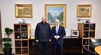 Akif Çağatay Kılıç, Ukrayna Ulusal Güvenlik ve Savunma Konseyi Sekreteri Umerov ile görüştü