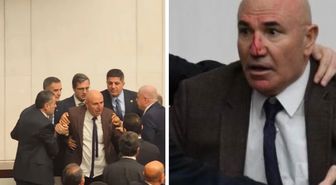 Meclis'teki kavgada Mahmut Tanal'ın burnu kanadı