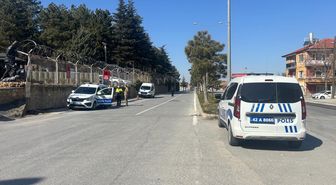 Akşehir'de polise çarpıp kaçan motosiklet sürücüsü yakalandı