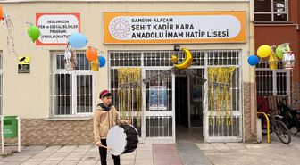 Alaçam'da ramazan öncesi okullar süslendi