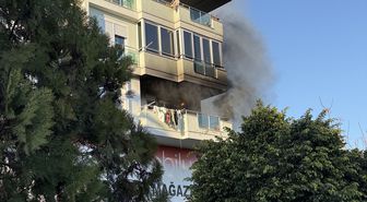 Alanya'da apartman dairesinde çıkan yangın söndürüldü